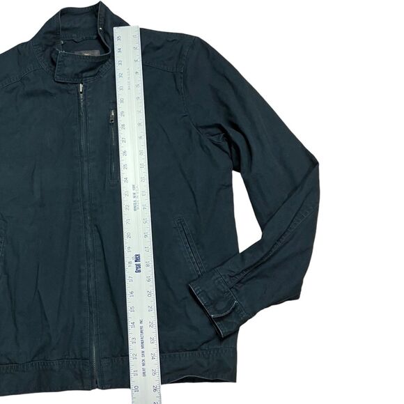 Rodd & Gunn Armitage Jacket Mens S Blue Canvas Moto Biker Faded Utility Casual - Picture 3 of 13